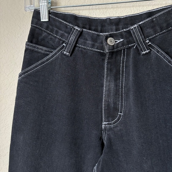 Brandy Melville J. Galt Carpenter Straight Leg Jeans with Contrast Stitching - Picture 6 of 11